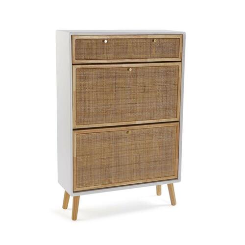 Skostativ Versa Vega Rattan Paulonia træ 25,5 x 106 x 70 cm