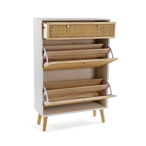 Skostativ Versa Vega Rattan Paulonia træ 25,5 x 106 x 70 cm