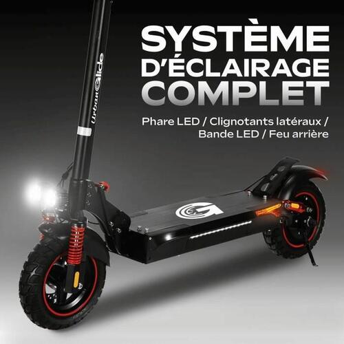 Elscooter Urbanglide ECROSS PRO LITE 2 Sort 25 km/h