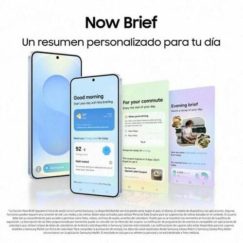 Smartphone Samsung Galaxy S25 AI 6,2" Qualcomm Snapdragon 8 Elite 12 GB RAM 128 GB Grå Sølvfarvet