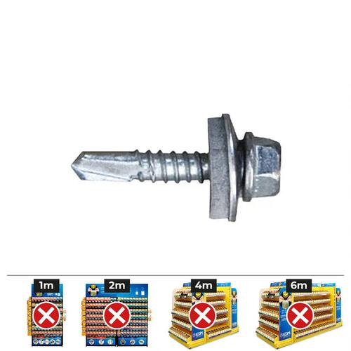 CELO skruer 4,8 × 25 mm med spændeskive - sekskantskrue, 500 stk.