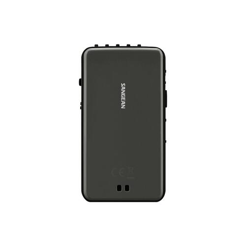 Transportabel digital radio Sangean Sort AM/FM Genopladelig
