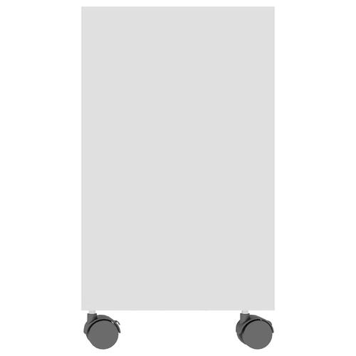 Sidebord 70x35x55 cm konstrueret træ hvid