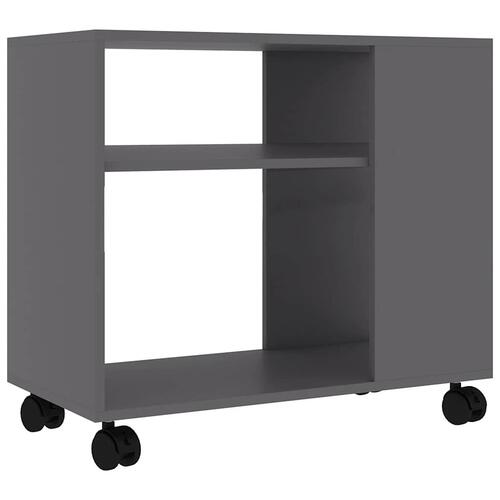 Sidebord 70x35x55 cm konstrueret træ grå