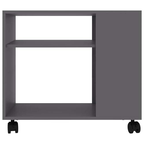 Sidebord 70x35x55 cm konstrueret træ grå