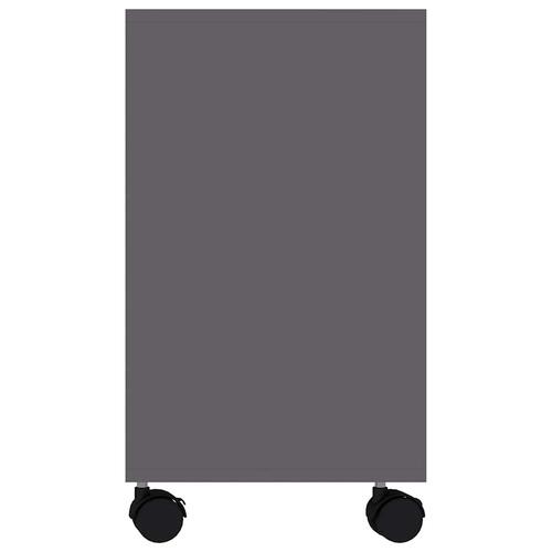 Sidebord 70x35x55 cm konstrueret træ grå