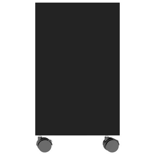 Sidebord 70x35x55 cm konstrueret træ sort