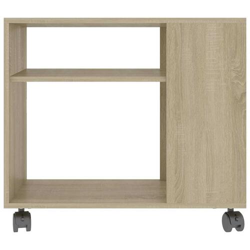 Sidebord 70x35x55 cm konstrueret træ sonoma-egetræsfarvet