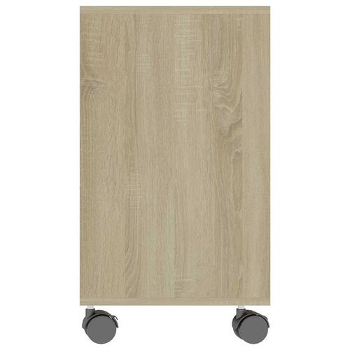 Sidebord 70x35x55 cm konstrueret træ sonoma-egetræsfarvet