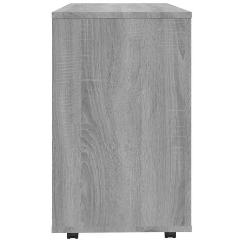 Sidebord 70x35x55 cm konstrueret træ grå sonoma-eg