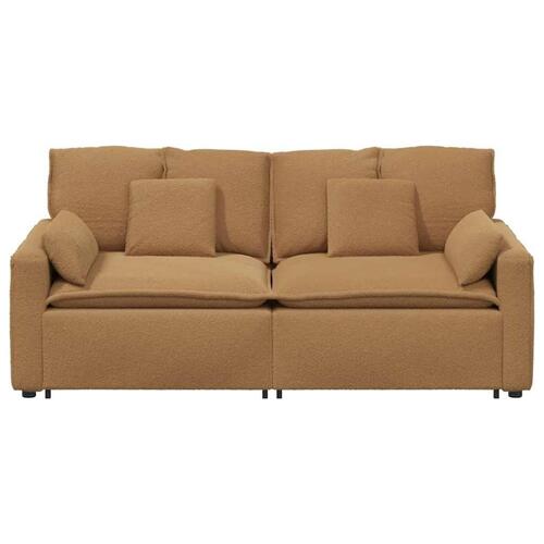 Modulsofa med hynder beige