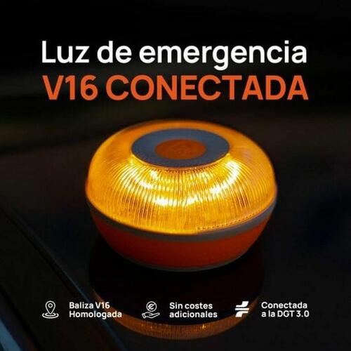 Nødlys FlashLed 8,6 x 8,6 x 4,5 cm V16