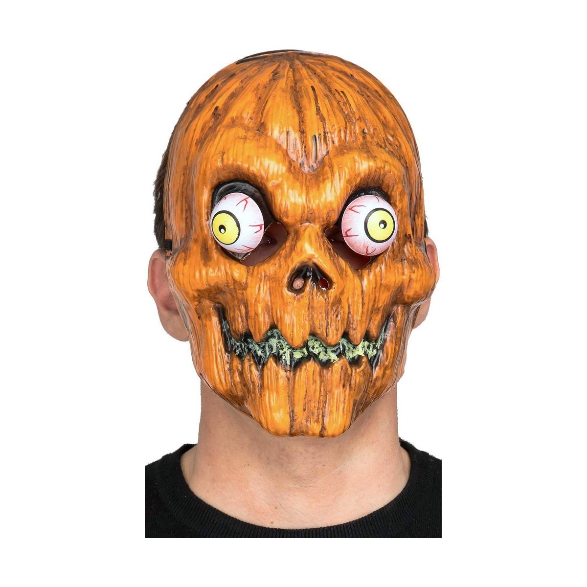 - Græskar maske til voksne (PVC)