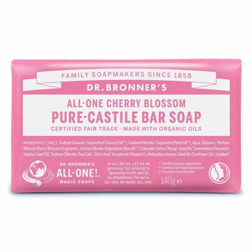 Sæbebar Dr Bronner's All‑One Cherry Blossom 140 g