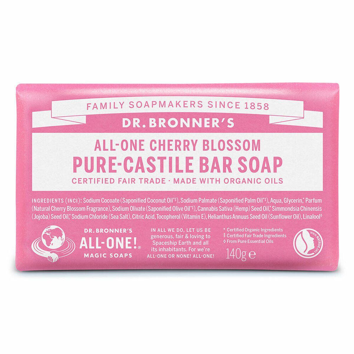 Sæbebar Dr Bronner's All‑One Cherry Blossom 140 g