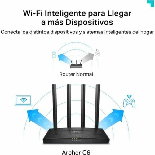 Router TP-Link ARCHER C6 300 Mbit/s Sort