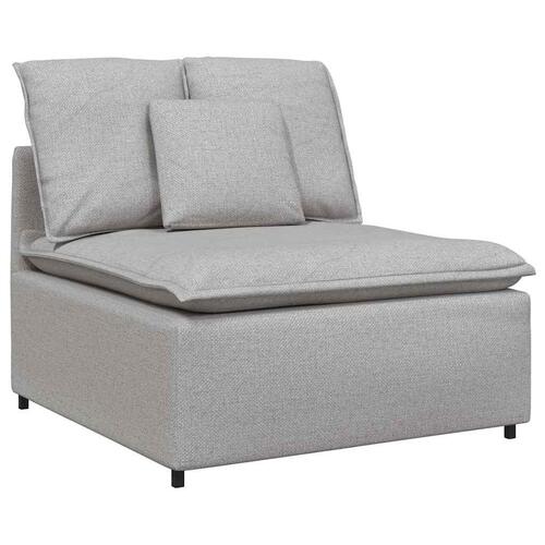 Modulsofa med hynder stof skygrå