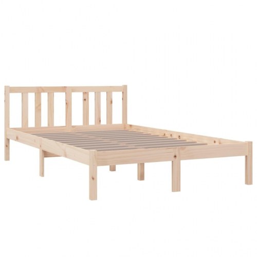 Sengeramme uden madras 120 x 200 cm i massivt fyrretræ