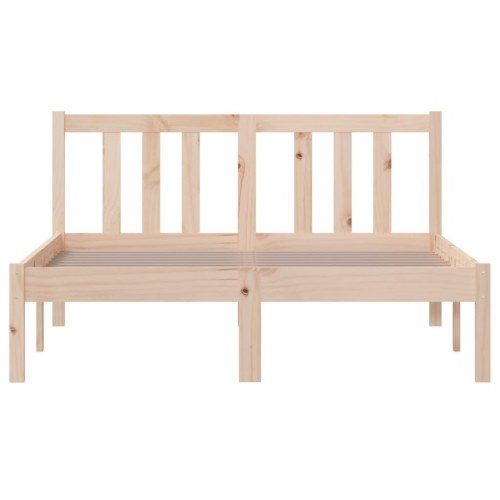 Sengeramme uden madras 120 x 200 cm i massivt fyrretræ