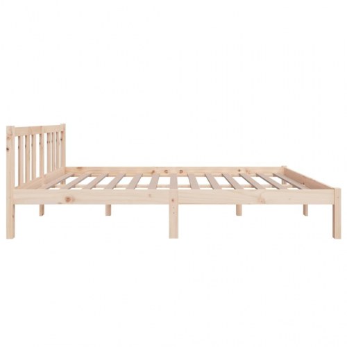 Sengeramme uden madras 120 x 200 cm i massivt fyrretræ