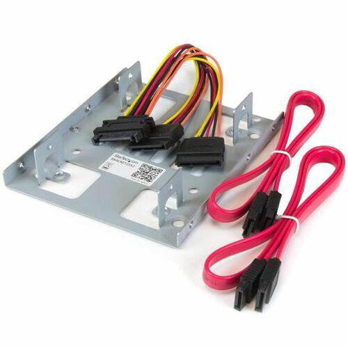 Hard Drive-adapter Startech BRACKET25X2 Grå 2,5" SSD/HDD 2,5"