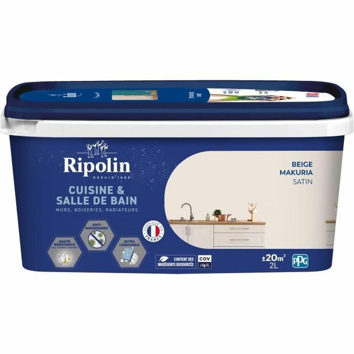 Grunderingsmaling Ripolin Beige Satin finish 2 L