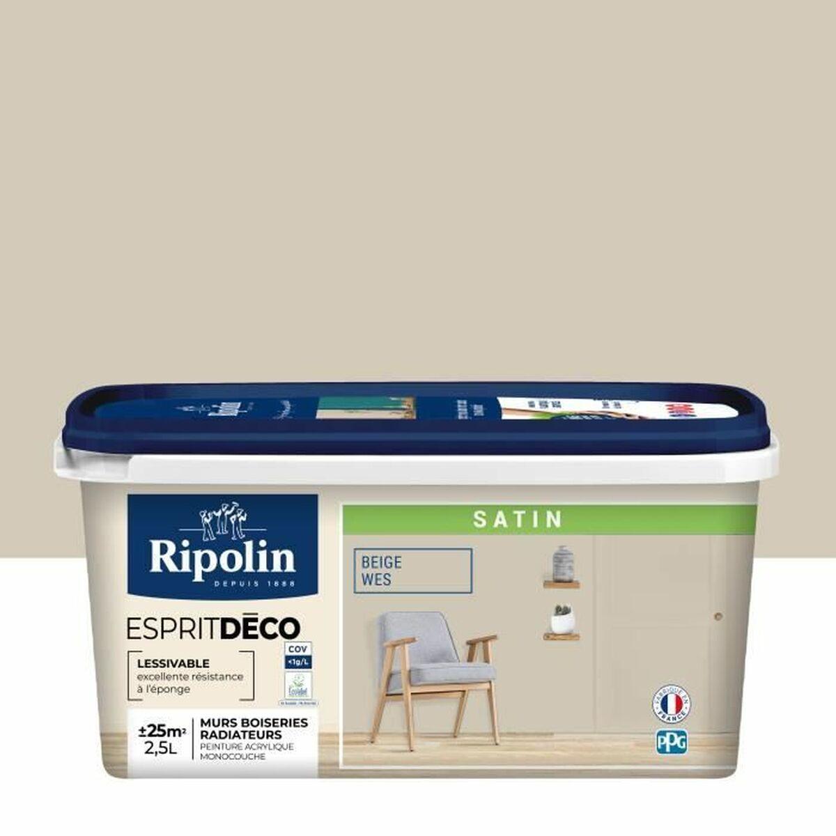 Maling til grunder Ripolin - Beige, satin, 2,5 l