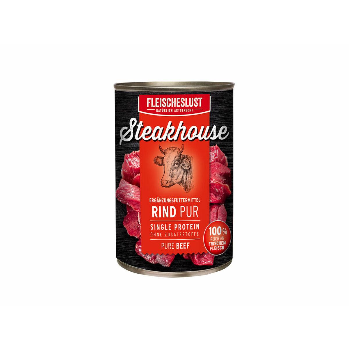 Våd mad Fleischeslust Pure 400 gr Oksekød