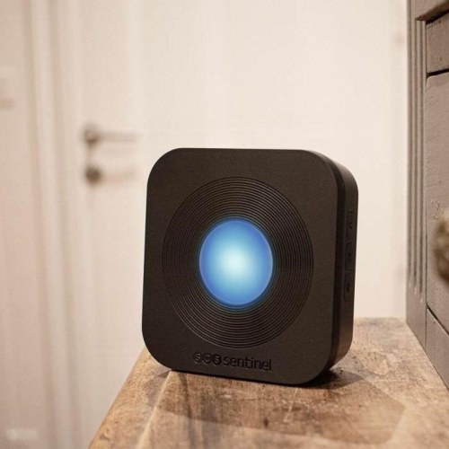 Video dørtelefon SCS SENTINEL - sort, trådløs 433 MHz