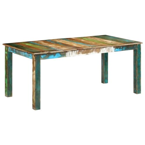Spisebord 180x90x76 cm massivt genbrugstræ