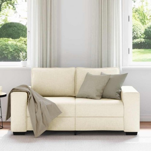 | Sofa | med pude med pude Beige 160 x 77 x 82 cm Linned