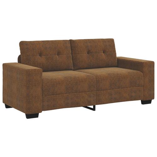 Mørkebrun Polyester, Træ Standard Rummelig Moderne sofa