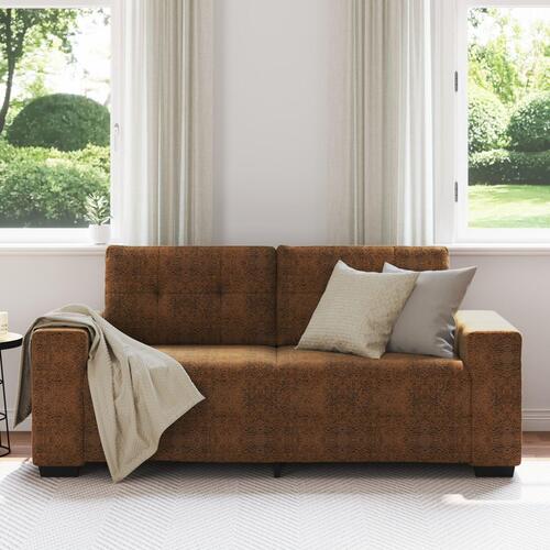 Mørkebrun Polyester, Træ Standard Rummelig Moderne sofa