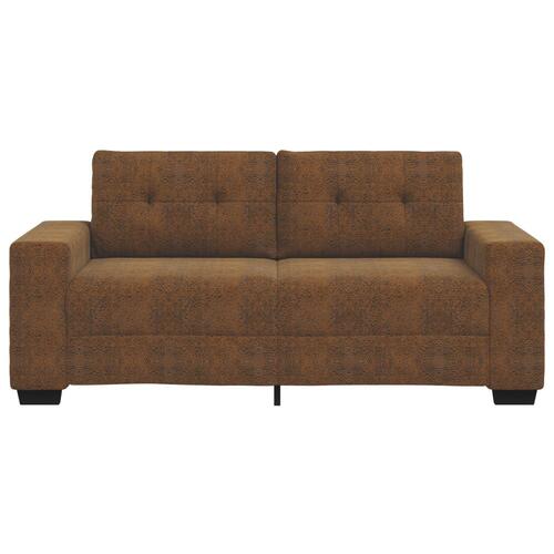 Mørkebrun Polyester, Træ Standard Rummelig Moderne sofa