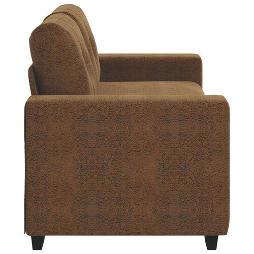 Mørkebrun Polyester, Træ Standard Rummelig Moderne sofa