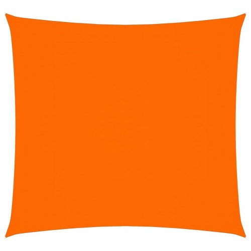 Solsejl firkantet 2,5 × 2,5 m i oxfordstof - orange