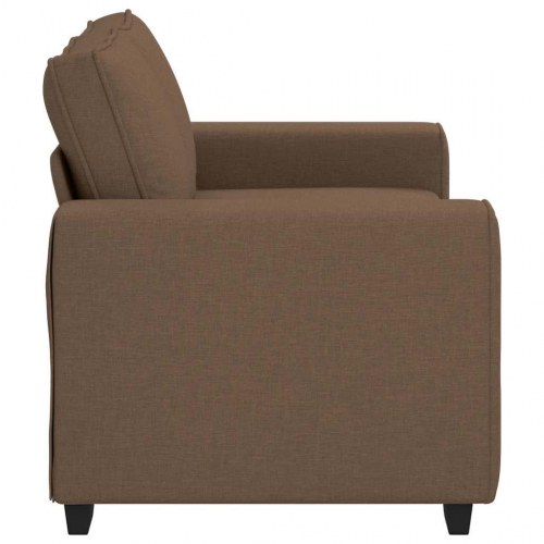 2-personers sofa 120 cm stof brun