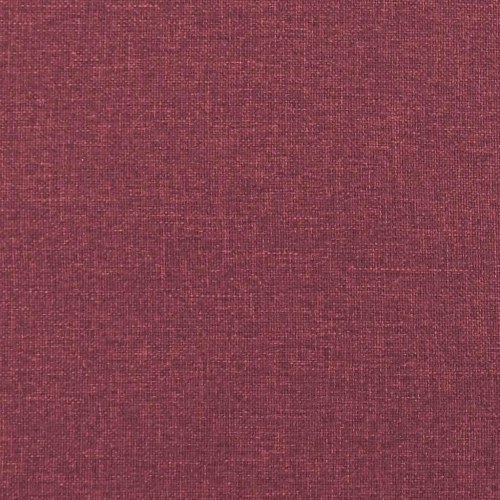 2-personers sofa 120 cm stof vinrød