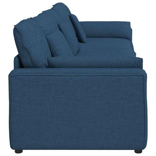 Modulsofa med hynder blå