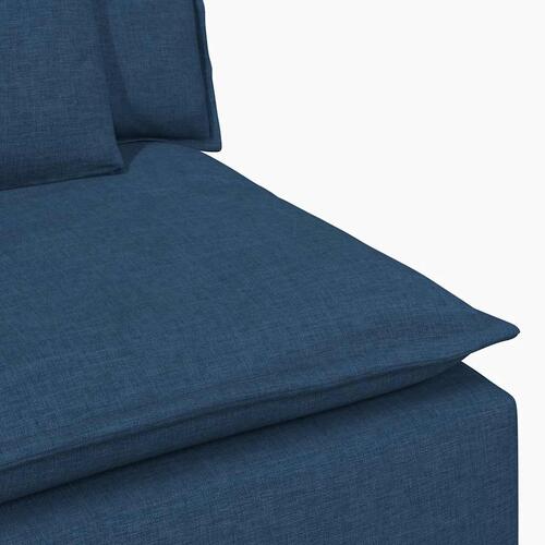 Modulsofa med hynder blå