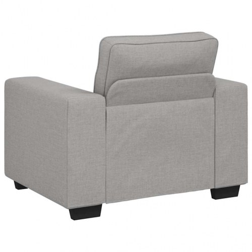 Sofastol 55 cm stof skygrå