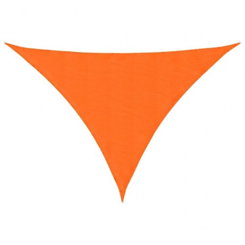 Solsejl trekantet 4 × 4 × 5,8 m - oxfordstof, orange