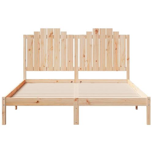 Ekstra lang sengeramme uden madras 160x220 cm massivt træ