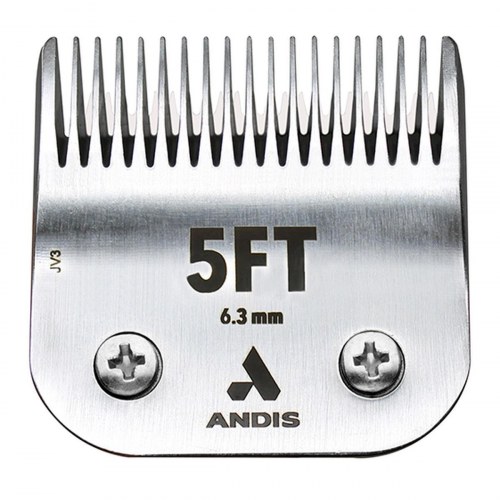 Andis udskifteligt barberblad 5FT - rustfrit stål, sølv