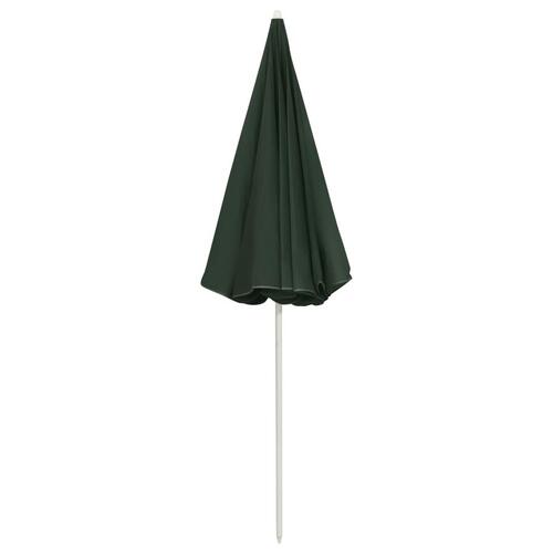 Strandparasol 240 cm grøn