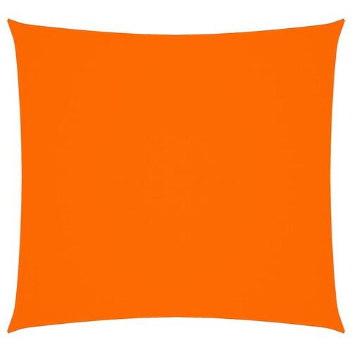 Solsejl 7x7 m oxfordstof firkantet orange