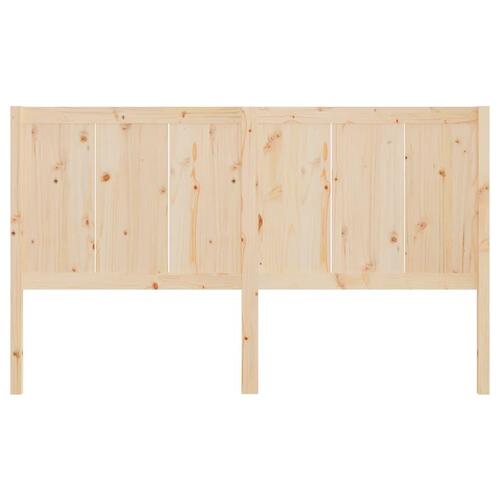 Sengegærde 125,5x4x100 cm massivt fyrretræ
