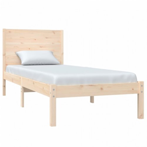 Sengeramme 90 x 190 cm i massivt fyrretræ