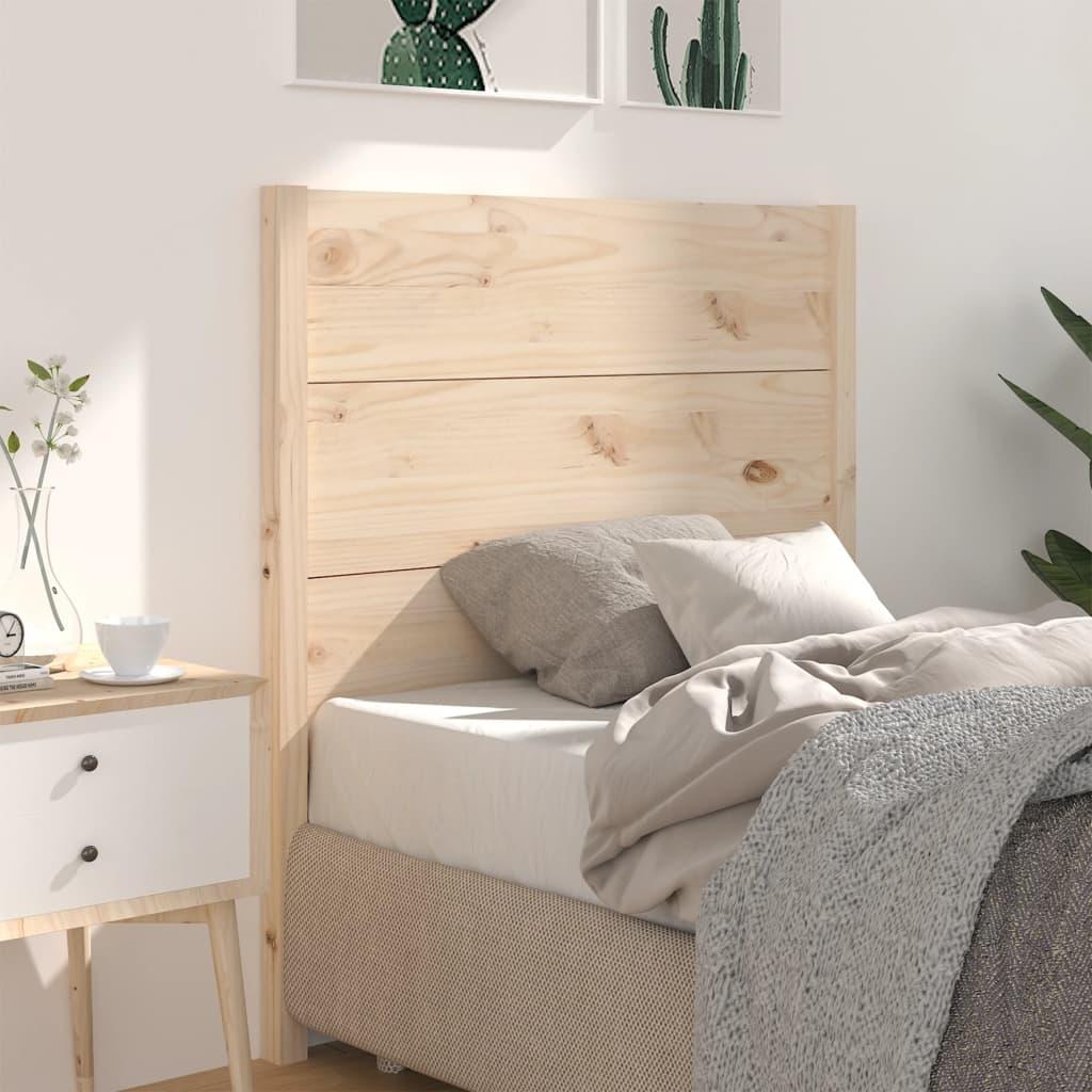 vidaXL sengegærde 96x4x100 cm massivt fyrretræ