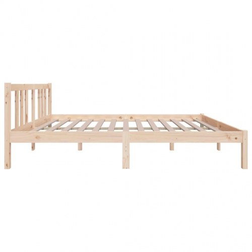 Sengeramme 135 x 190 cm i massivt fyrretræ